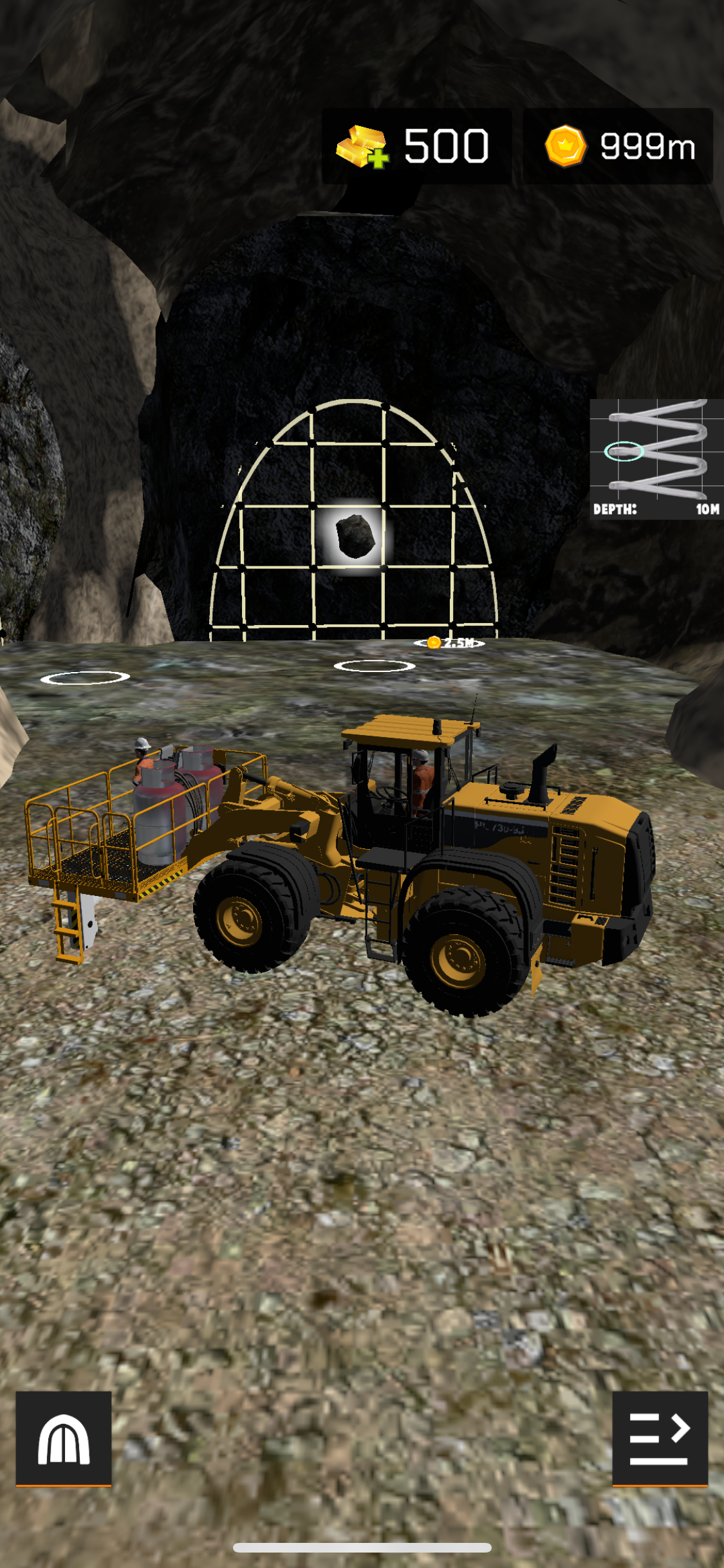 screen shot for miningsims game.3
